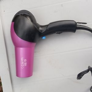 Conair 1875 Watt Turbo Dryer-Fight Frizz/Cool Shot/Diffuser/Pink-Black